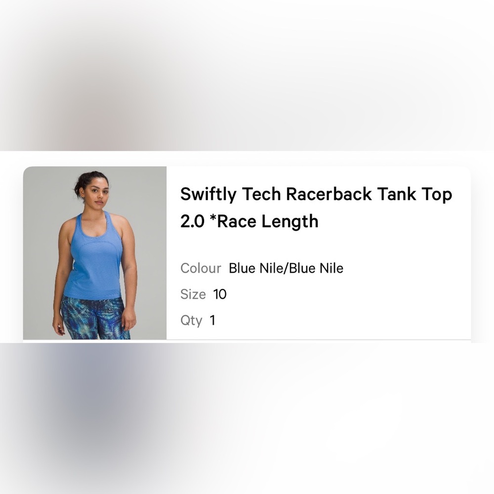 Lululemon Swiftly Tech Racerback - Picture 5 of 5